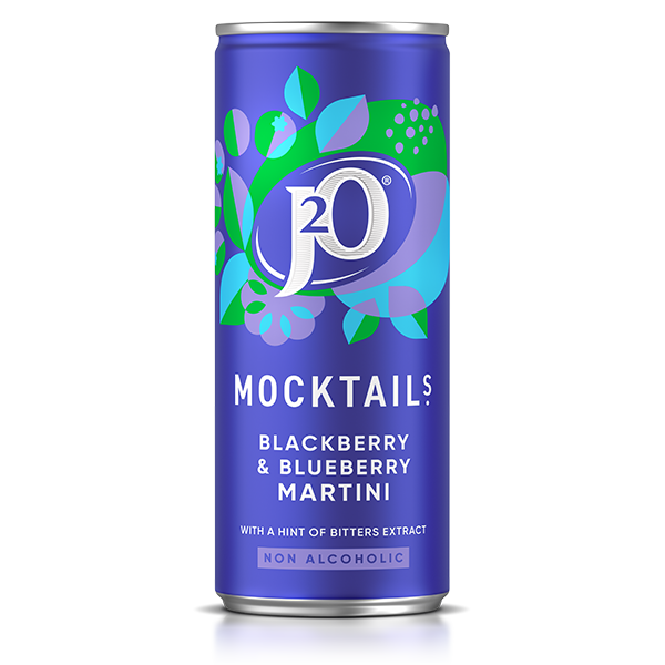 Original Png J2o Mocktails Blackberry Blueberry Martini 250Ml Can 600X600px